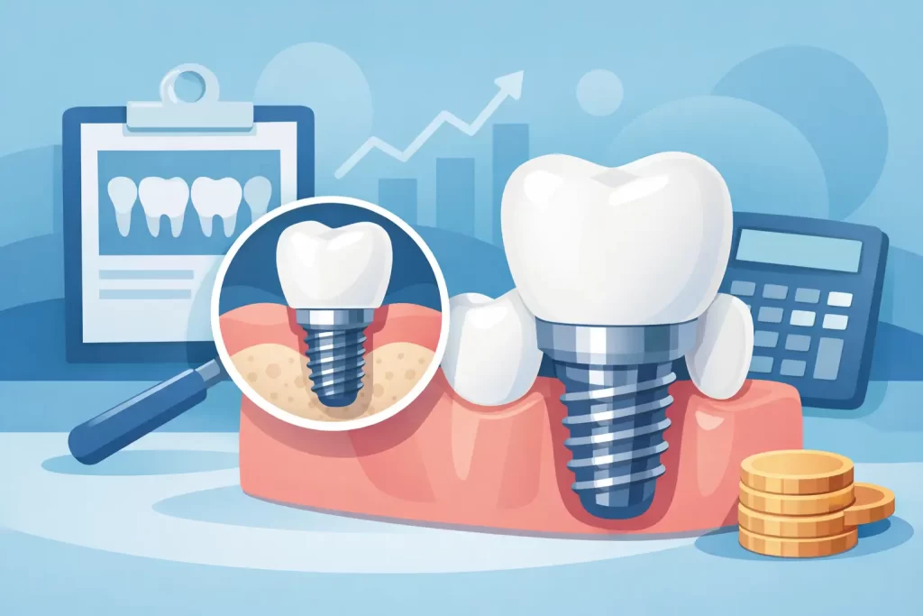 Cuánto cuesta un implante dental