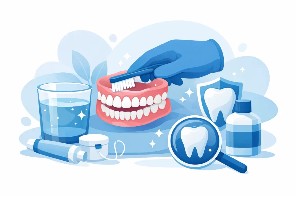 Cómo cuidar una prótesis dental sin errores