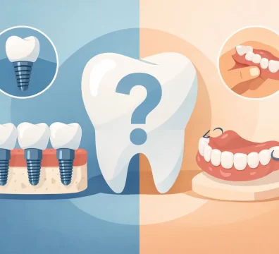 ¿Prótesis dental fija o removible?