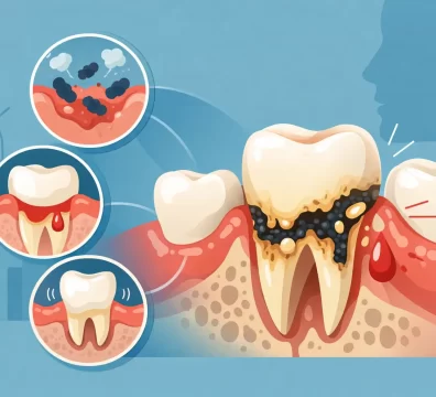Síntomas de enfermedad periodontal avanzada